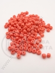 Mărgele de sticlă masivă coral 4mm 50g 334110