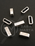 Mărgele metallice 13x5mm argint antic gaură 10x2.5mm 10 buc 308516