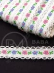 Panglică cu flori 13mm 1 pachet ~20 metri 411184