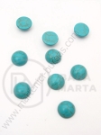 Caboșon turcoaz 8x4mm 1 pachet 10 buc 191206