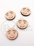 Fețe de lemn 16x3mm 1 pachet 10 buc 182379