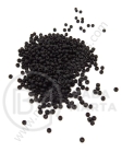 Mărgele de sticlă 1,8~2,0 mm, calitate neagră mată, 1 pachet 40 g ~3500 buc. 331655