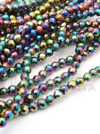 Mărgele de hematit fațetate, nemagnetice ~4mm ~40cm ~100 buc 1 buc 352671