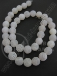 Bilă albă de agate 10mm ~38 buc 1 buc 7896