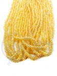 Mărgele cehe PRECIOSA din glass 2mm ~55cm şir 1 paket 12 şiruri 331781