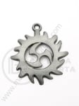 Pandantiv metalic 36x32mm 1 buc 307279