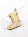Ghete de Crăciun din lemn 34x24x3mm 1 pachet 10 buc 182287