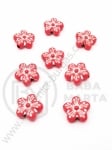 Ață argintie floare rouma 15x6mm 1 pachet 40g ~53 buc 312157