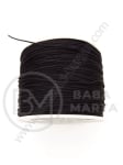 Sfoară neagră din polyester ~0.5 mm ~125 meters 1 rollă 441343