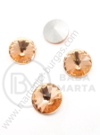 Glass stone (cristal) 10x5mm pearsică pentru încrustare 1 pachet 10 buc 151449
