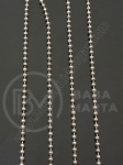 Lanț metalic cu bila 1.5mm culoare argintie 1 metru 302049