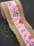Bandă de pânză de sac cu bandă textilă width 50mm - length ~2 meters 1 rollă 462137