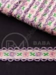 Panglică cu flori 13mm 1 pachet ~20 metri 411191