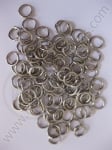 Inel metalic 5x0.7mm culoare argintie 1 pachet 200 buc 301553
