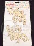 Elemente decorative din lemn 1 pachet 182037