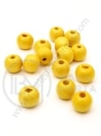 Bilă de lemn 10x9mm galbenă 1 pachet 40g ~120 buc 321180