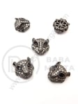 Mărgele Panther 11mm alamă cu zirconii forjate 1 bucată 305189