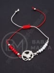 Margele metallice Martenitsa si cristale 1 paket 12 buc 104590