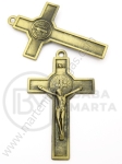 Pandantiv cruce metalică 53x32mm 1 buc 307255