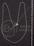 Collier din oțel 2x1.5x0.3mm lungime 50cm 1 buc 281287