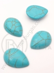 Caboșon turcoaz 18x25x6mm 1 pachet 4 buc 191197