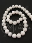 Bilă Howlite albă MAT 10mm ~37 buc 1 buc 352436
