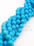 Șir de mărgele de sticlă 12mm albastru ~70 buc 1 buc 343309