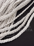 Umplutură din piele naturală 6mm albă 5 metri 421109
