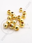 Bilă metalică 8mm color aurie 50 buc 308226