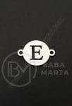 Element de conectare litera E steel 13x18x1mm hole 1.5mm 1 buc 305597