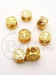 Mărgele 8x5mm alamă pomul veilii gaură 3x5mm 1 pachet 2 buc 305346
