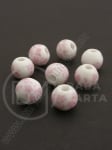 Bilă de porțelan 10mm vopsită gaură 3mm 1 buc 335214