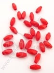 Mărgele roșii 8x4mm 1 pachet 40g ~700 buc 311877