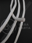 Piele albă cu umplutură 5mm 5 metri 4674