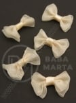 Panglică organza 34x24x6mm crem 5 buc 461069