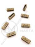 Mărgele metallice 13x5mm bronz antic 10 buc 308699