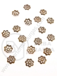 Capac metalic NF culoare bronz antic 6mm 300 buc 301559