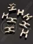 Distant pentru mărgele SSV 14x10mm argintiu 60 buc 318046