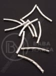 Tub metalic gofrat 2x25mm alb 1 pachet 50 buc 301634