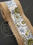Bandă de pânză de sac cu bandă textilă width 50mm - length ~2 meters 1 rollă 462100