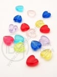 Inimă colorată 8,5x4mm 1 pachet 40g ~230 buc 311981