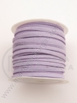 Panglică din piele întoarsă naturală 3x1.5mm violet 5 meters 421064