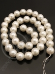 Perlă Mallorca 10mm albă ~40cm ~39buc 1 şir 355049
