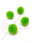 Pompom 20mm verde deschis calitate suplimentară 1 pachet 20 bucăți 461224