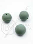 Bilă de mărgele din silicon cu gaură de 20 mm, 2 mm, 1 paquet, 2 pc. 317097
