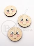 Fețe de lemn 20x3mm 1 pachet 10 buc 182389