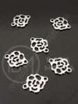 Element de conectare tip floare OȚEL 14x11x1mm 1 pachet 10 buc 305651