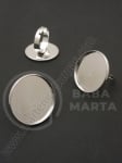 Inel de bază pentru instalare 25mm culoare argintie 1 pachet 4 buc 301864