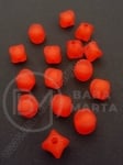Figurină 8mm pasăre roșie cu bază albă 1 pachet 40g ~154 bucăți 311915