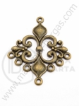 Pandantiv pentru cercei NF 36x30mm culoare bronz antic 1 buc 308273